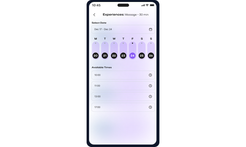 Visit, class booking